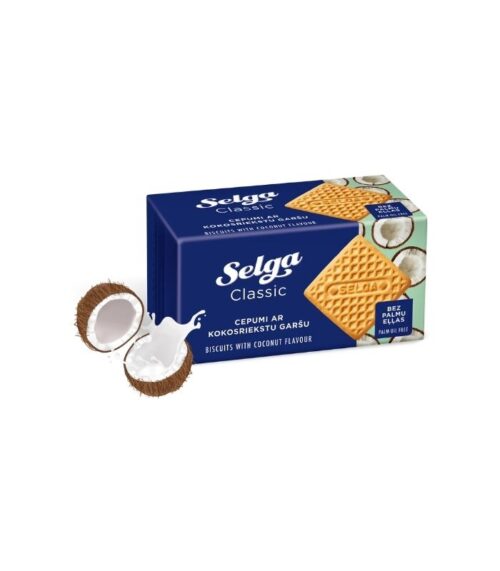 Selga - Coconut Flavour Biscuits 180g-2 Selga - Coconut Flavour Biscuits 180g