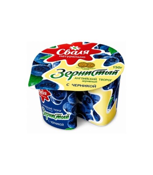 Svalia-Cottage-Cheese-with-Blueberries-7-Fat-150gN1 Svalia - Cottage Cheese with Blueberries 7% Fat 150g