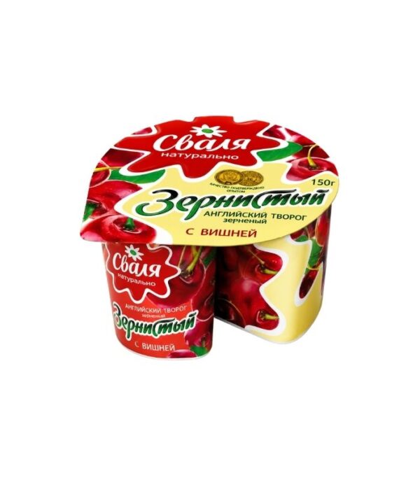Svalia-Cottage-Cheese-with-Cherries-7-Fat-150gN1 Svalia - Cottage Cheese with Cherries 7% Fat 150g
