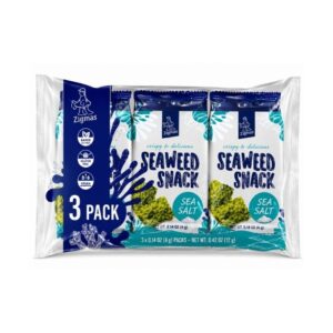 Zigmas-Seaweed-Snack-with-Sea-Salt-Multipack-3x5gN1 Dauparu Zuvis - Dried Pink Salmon 100g