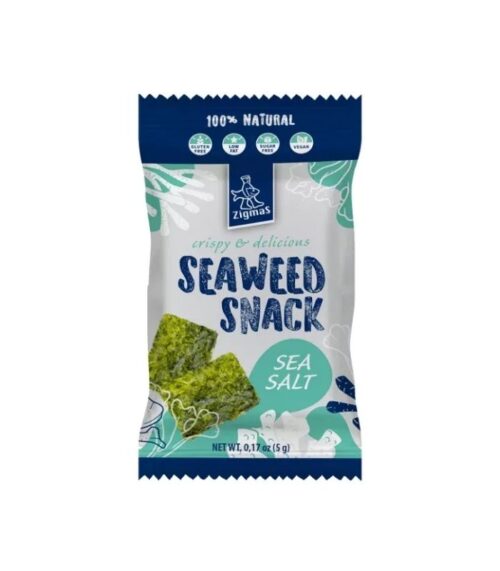 Zigmas - Seaweed Snack with Sea salt 5g Zigmas - Seaweed Snack with Sea salt 5g